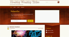 Desktop Screenshot of healthywealthytribe.com